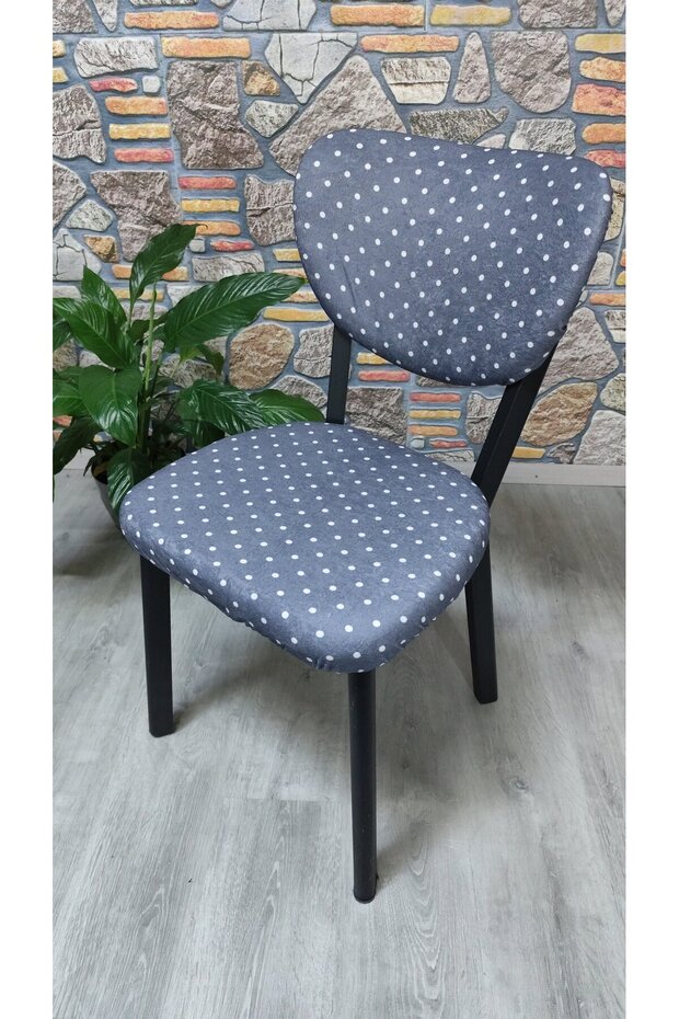 Patterned Apple Chair Case - 4