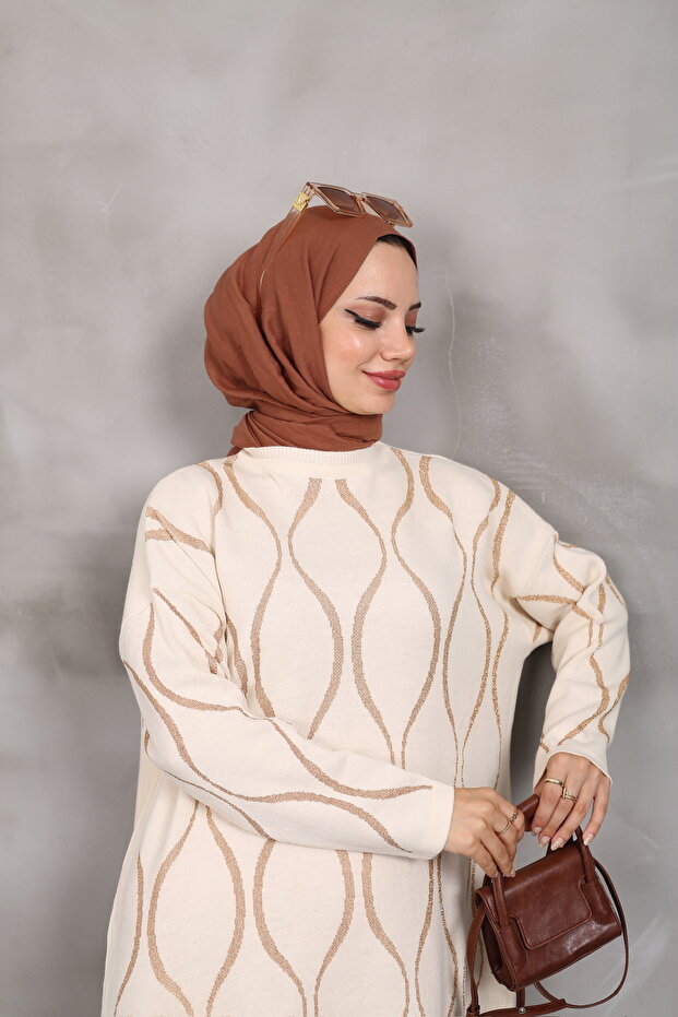 Simli Triko Tunik - 1