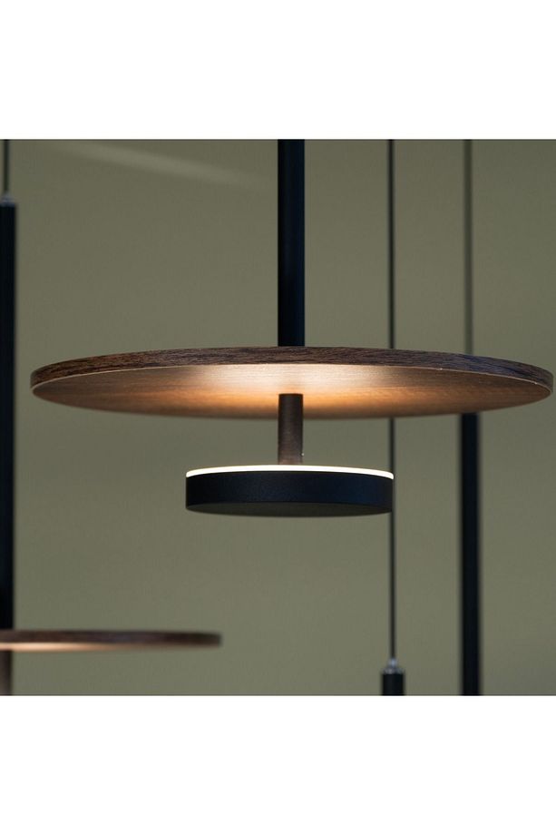 Led Avize Sarkıt Ahşaplı Avize 5*25 cm - 4