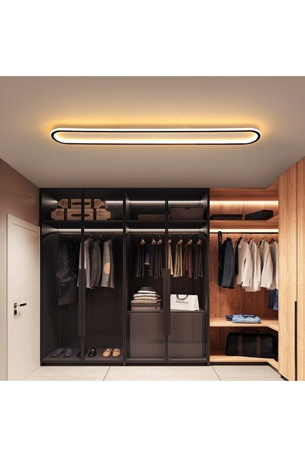 Ledli Tavan Tipi Plafonier Led Avize 120x16cm - 3