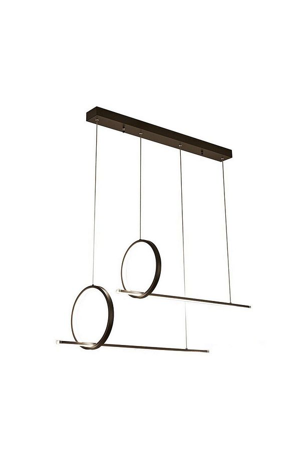 Skitless Samsung Ledli Çember-çubuk Ikilisi Ledli Avize Ø25cm Çember-100cm Çubuk Ikili Set - 4