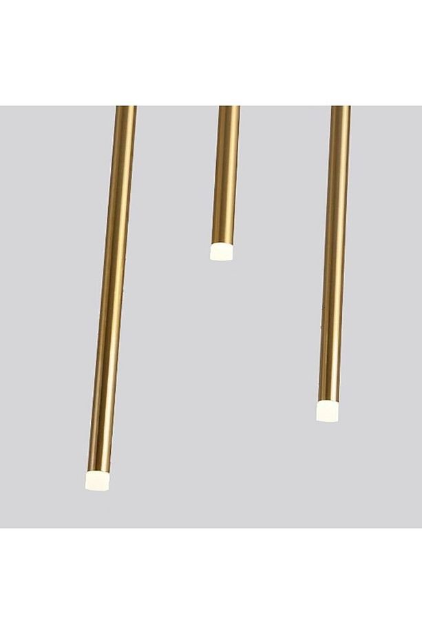 Pipe Plafonyer Ø2.5cm 12 Adet 30 40 60cm Boylarında Tasarım Led Avize - 4