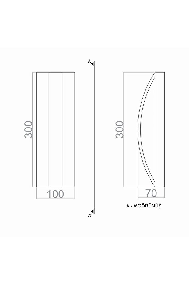 Samsung Ledli Elite Ledli Duvar Aplik 30x10 cm - 6