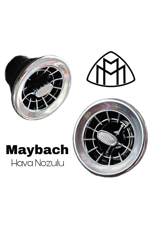 Maybach Yuvarlak Universal Hava Nozulu Kalorifer Menfezi 1 Adet - 2