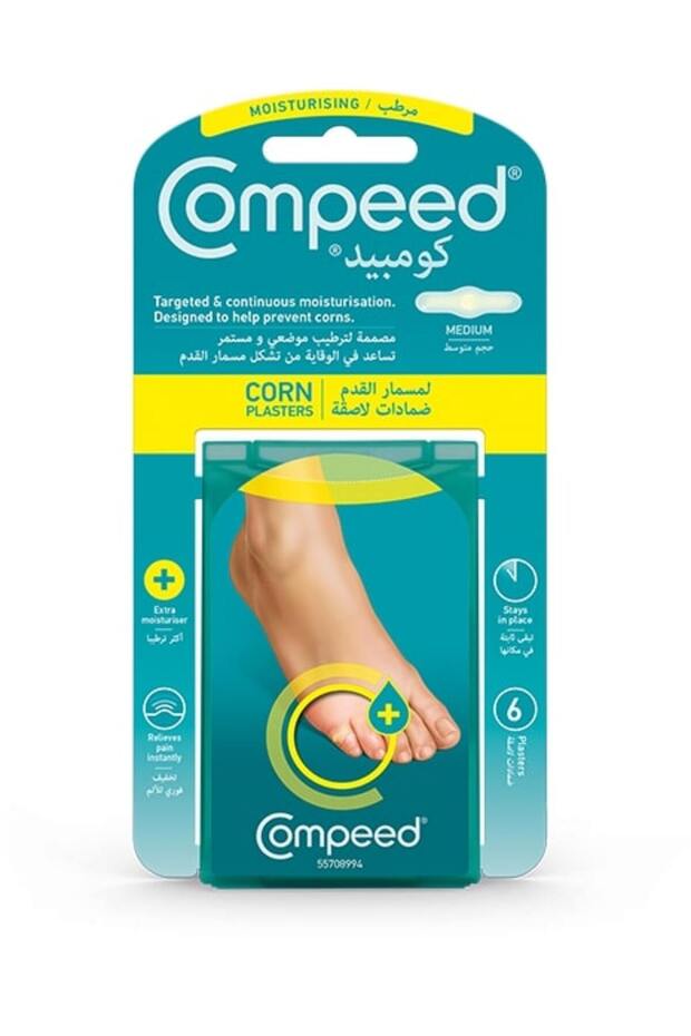 Corn Plasters Moisturising, 6 Plasters - 1