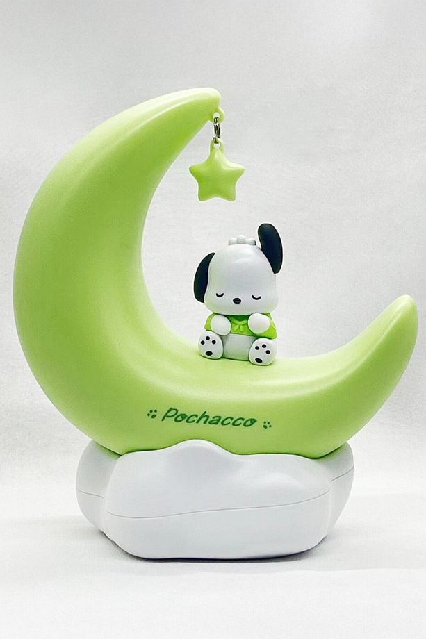 Sanrio Lisanslı Ay Şekilli Gece Lambası - Pochacco - 1