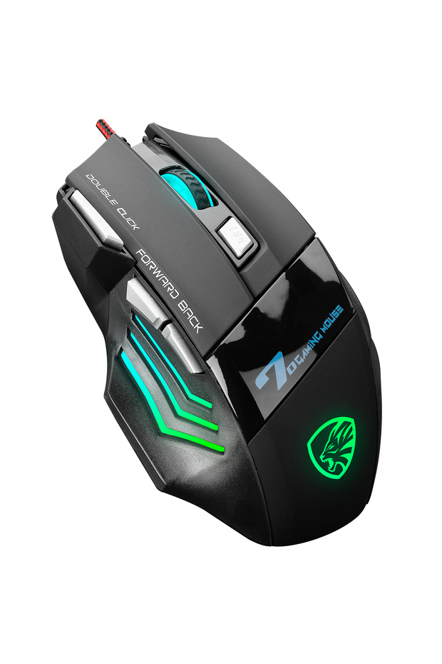 3600 Dpi 7 Tuşlu X7 Rainbow RGB LEDLİ Oyuncu Mouse 1.5 Metre Kablolu x7 Mouse - 2