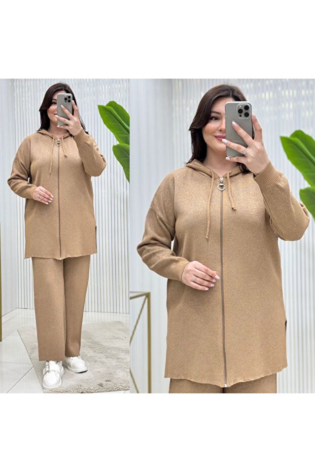 Sim Detaylı Triko Takım - 4