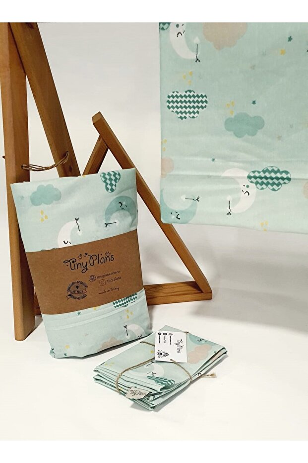 طقم ملاءات مطاطية لشخص واحد - 1