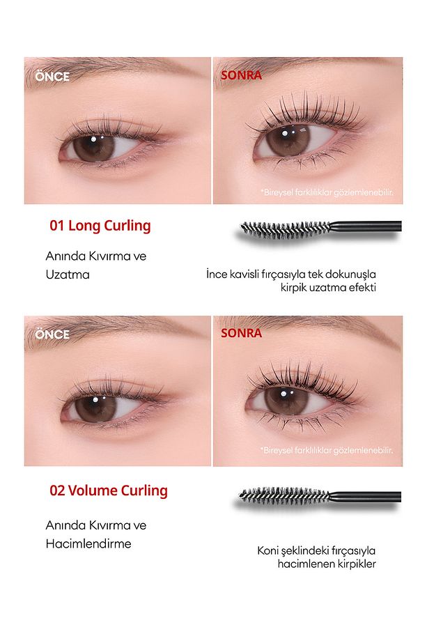 Kalıcı, Kirpikleri Dipten Uca Kıvıran Maskara CLIO Kill Lash Superproof Mascara (010 Sharp Curl) - 5