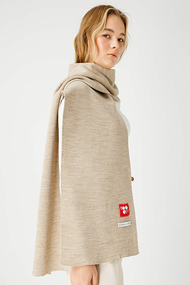 وشاح المنك بلون خالص - 3