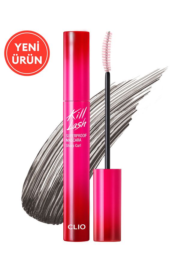 Kalıcı, Kirpikleri Dipten Uca Kıvıran Maskara CLIO Kill Lash Superproof Mascara (010 Sharp Curl) - 1