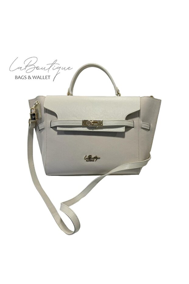 حقيبة LA BOUTIQUE باللون العاجي