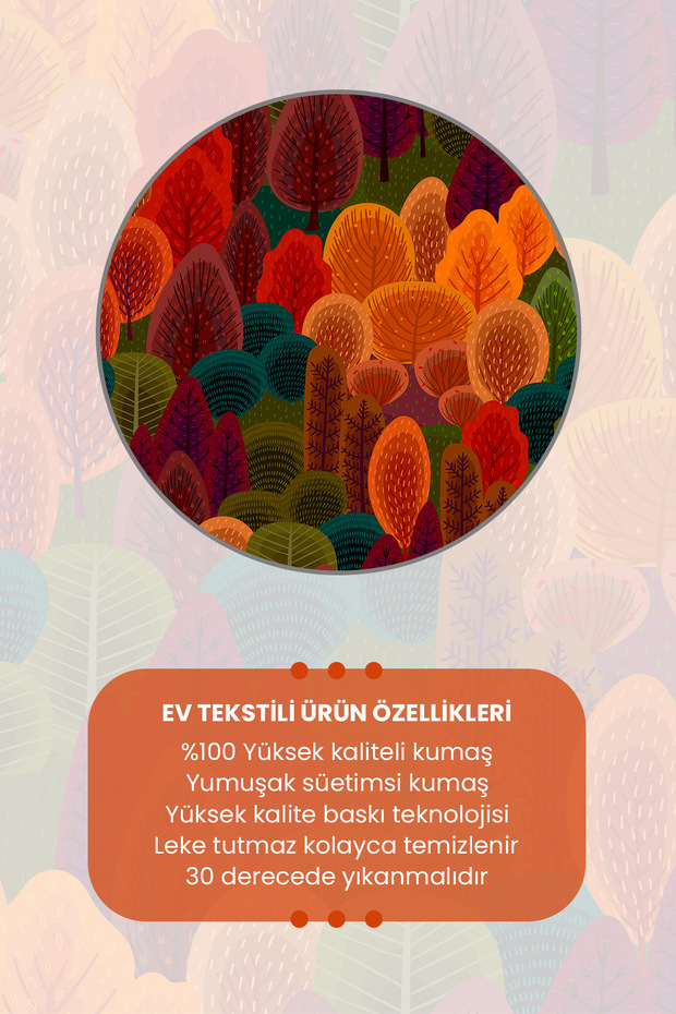 مفرش طاولة منقوش من جلد الغزال - بدون رباط، مربع ومستطيل - 5