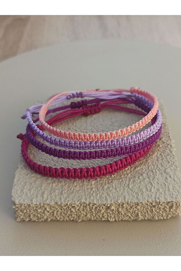 سوار سلسلة محبوك من Macrame - تصميم سيرفر - 5