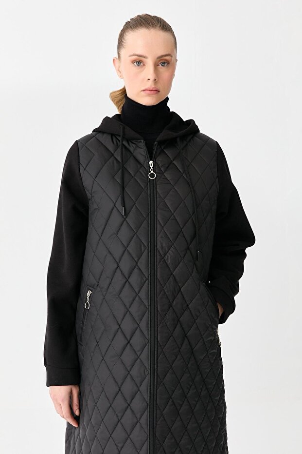 Şişme Mont  Siyah - 4