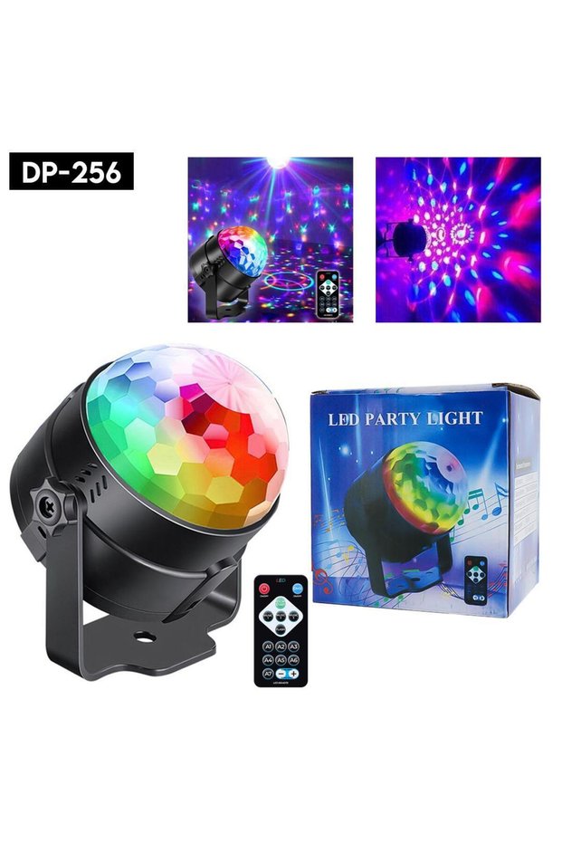 Sound-Sensitive Disco Ball with Remote Control