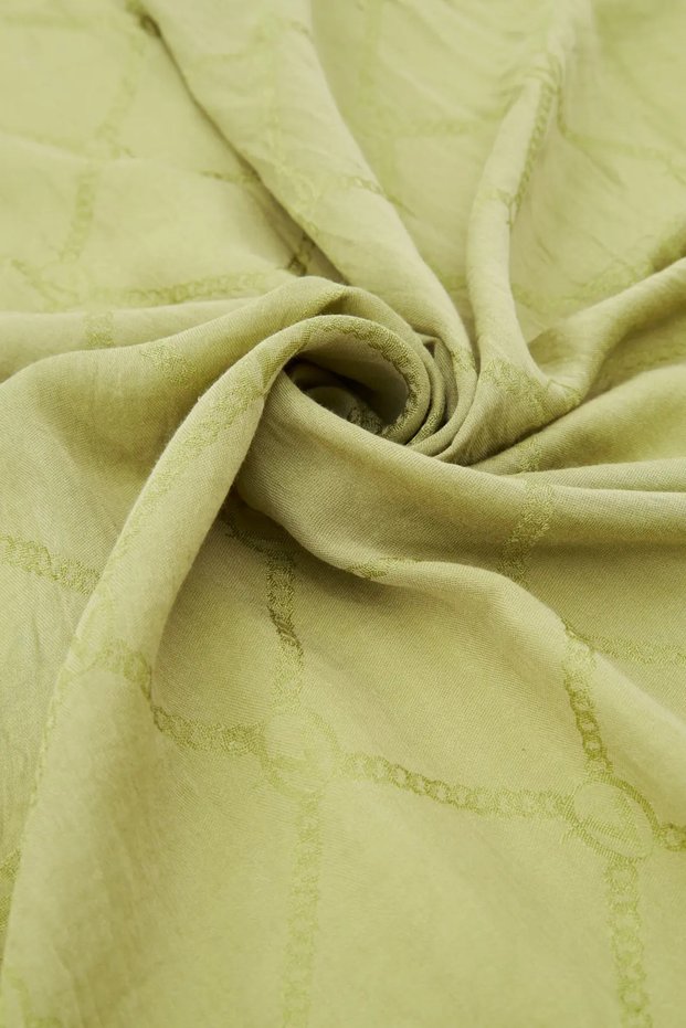 Oil Green Valentino Orlandi Alia Chain Shawl