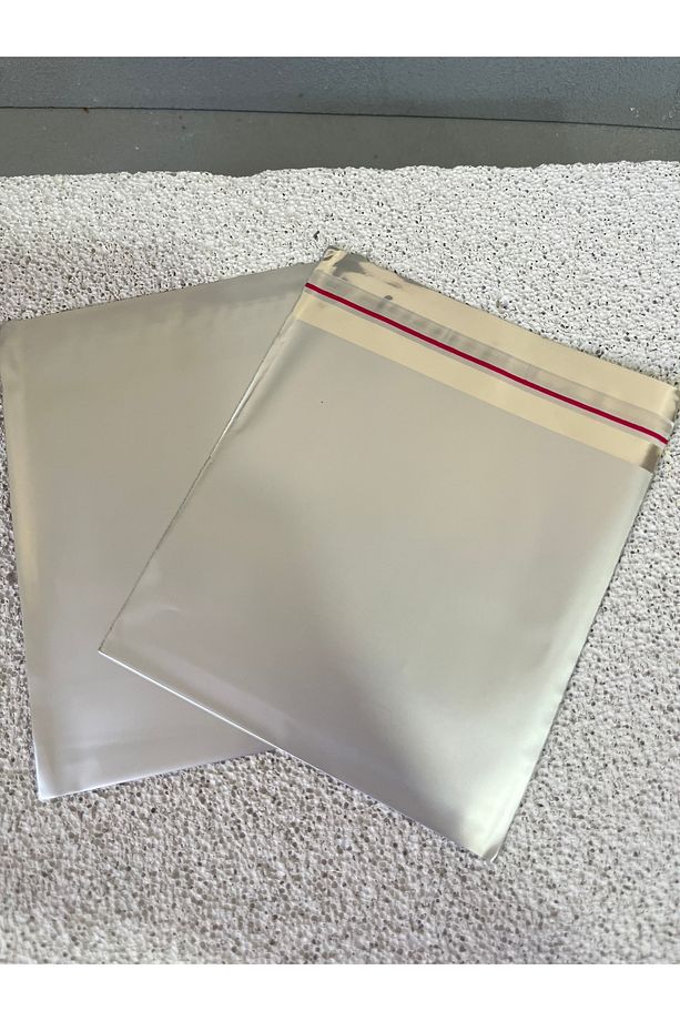 Gri Renk Metalize Hediye Poşeti 11*12 Cm (20ADET) - 2