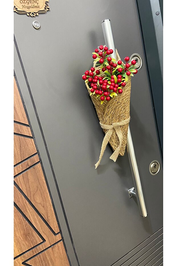 Hasır Kapı Süsü Kırmızı - 2