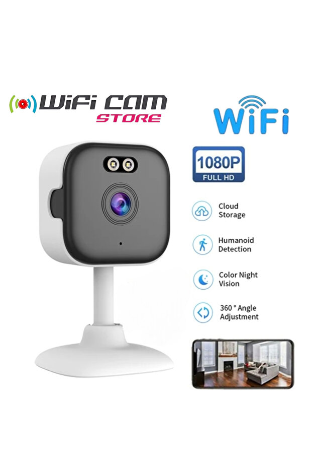 2K İç Mekan Wifi Kamera Gece Görüş-Ses-İnsan Algılama - 5