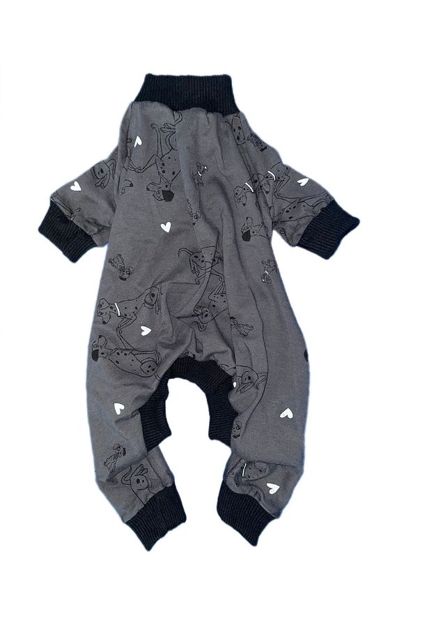 Kedi Köpek Pamuklu Tulum Pijama - 1