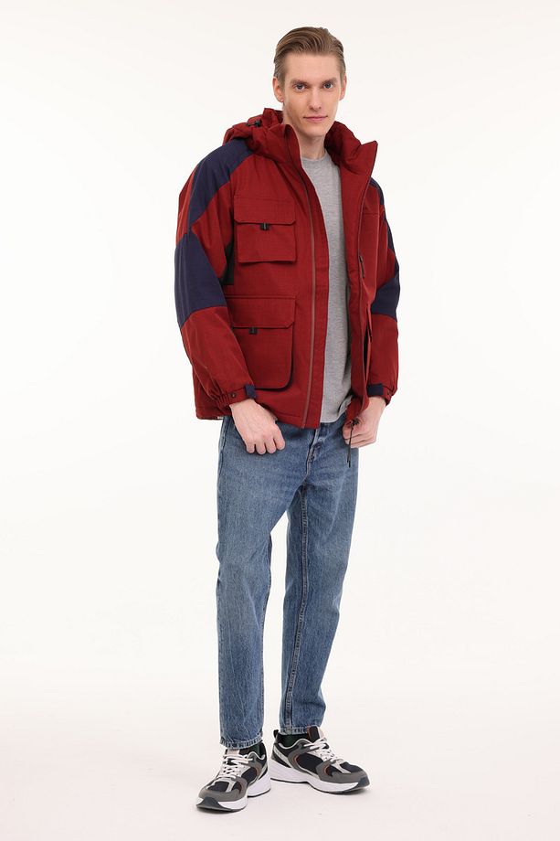 ML GOMNIS 2URBN06 4PR Bordo Erkek Kısa Kaban - 3