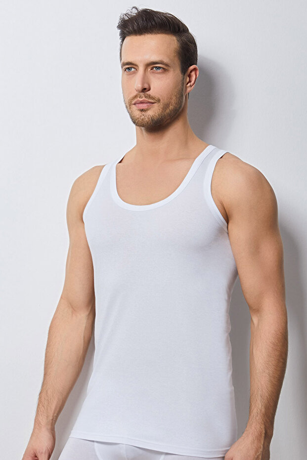 Men's 2-Piece Combed Cotton Men's Tank Top
