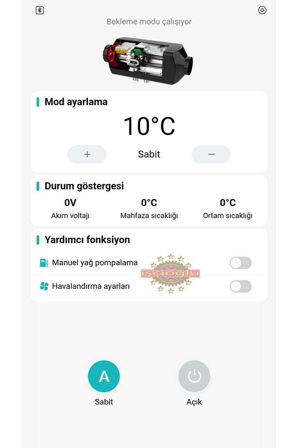 Mobil Seyyar Kabin Isıtıcı Vebosta Webasto 5 Kw 12/24/220 Volt V Einstein Bluetooth Özellikli - 2