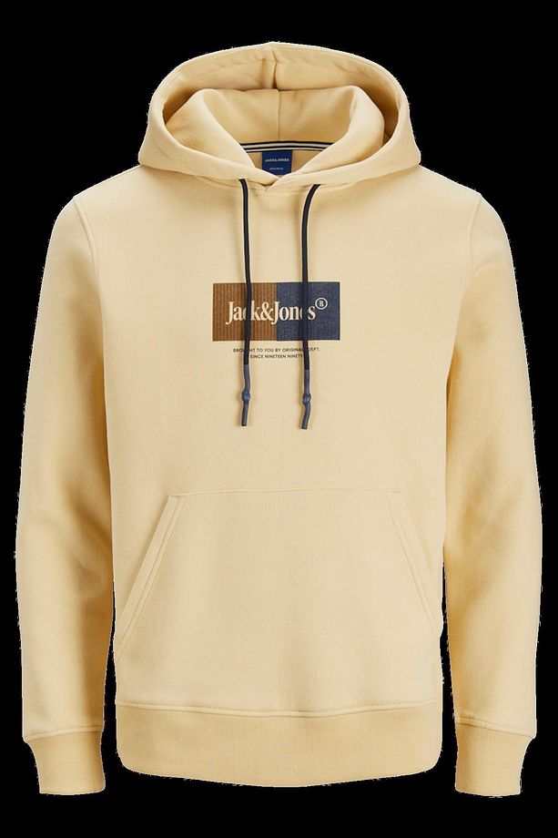 Jack&Jones Kapüşonlu Standart Kalıp Sarı Erkek Sweatshirt 12242197 - 5