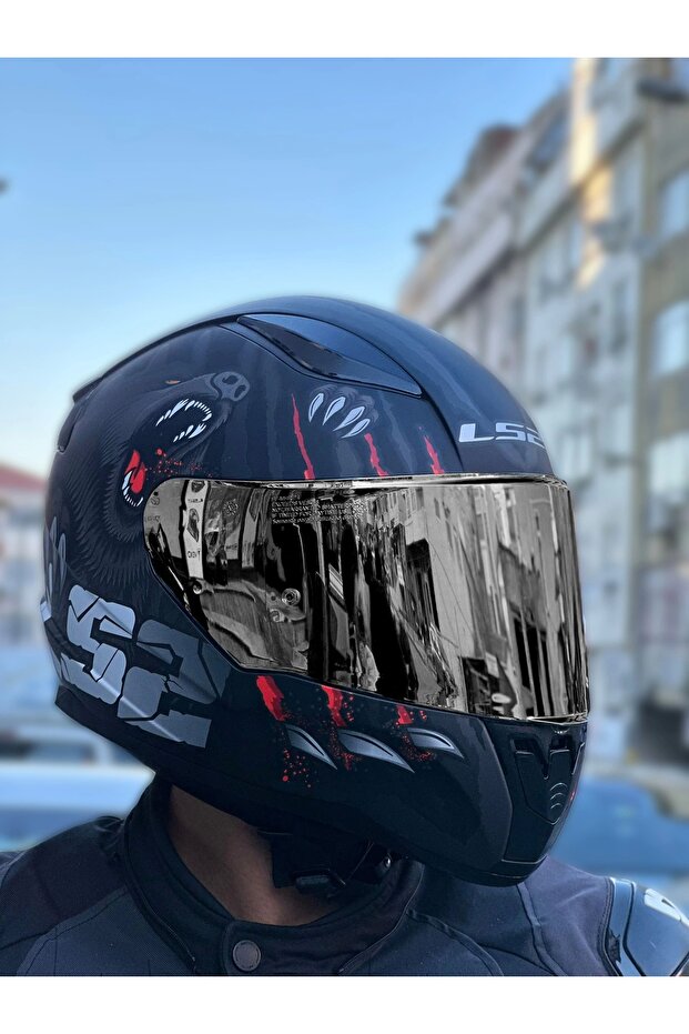 Rapıd 2 Clawn Mat Siyah-gri-kırmızı Kask - 3