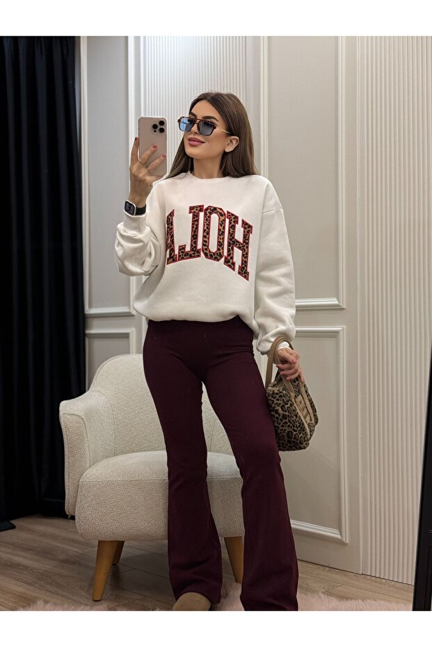 Oversize Rahat Kalıp Swetshirt - 2