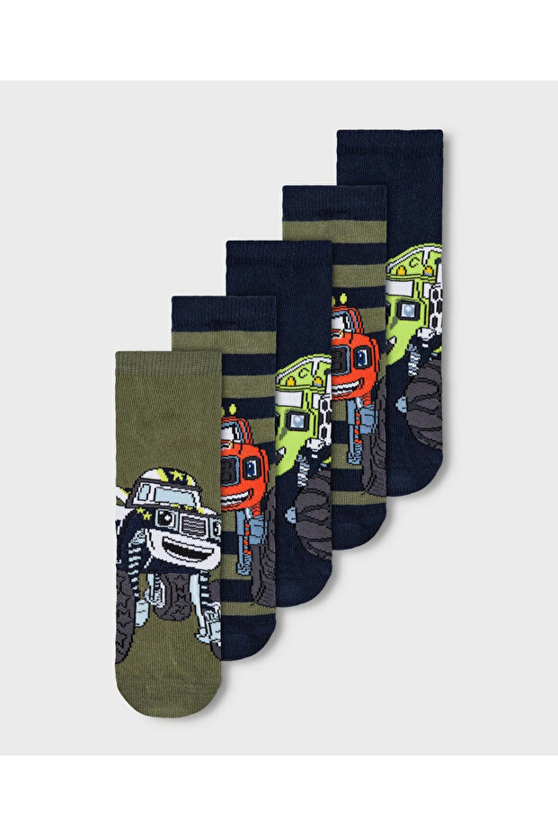 Blaze Socks - 5PK - Multicolor - 4