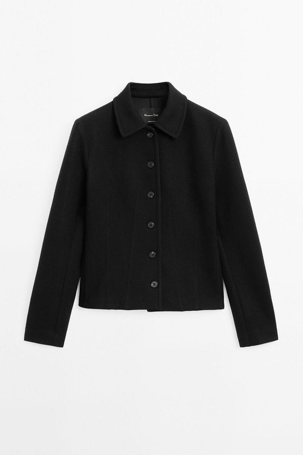 Fitted jacket 100% wool - 7