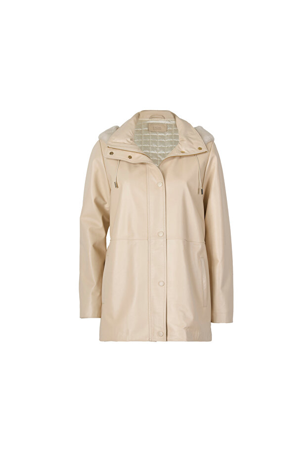 Millan Bej Kadın Kaban - 3