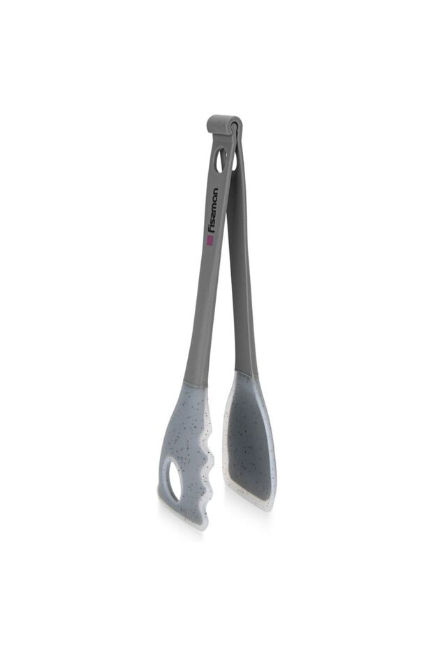 Multi-Purpose Tongs Mauris Grey 28cm (Nylon + Silicone)