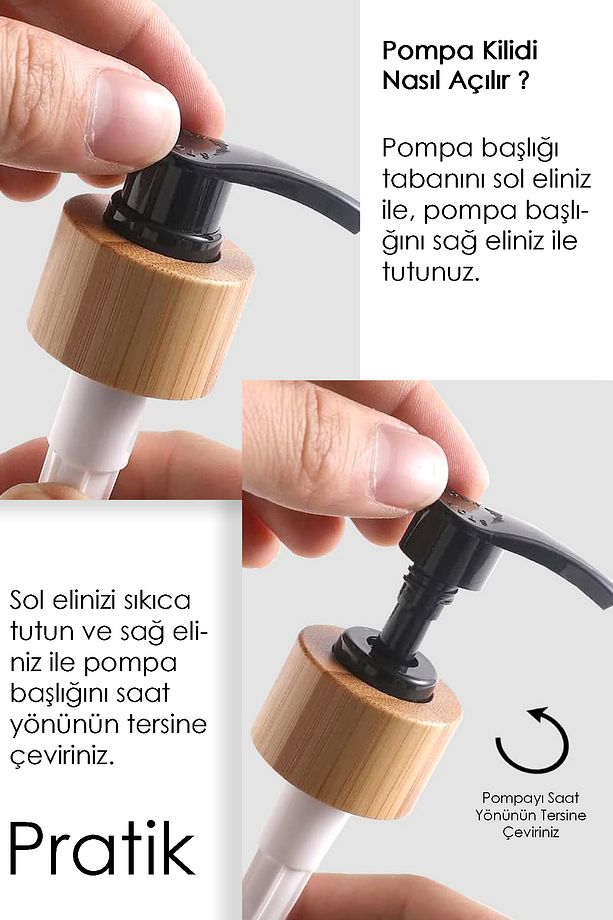 1 Adet Banyo Sıvı Sabunluk - Cam Losyon Şampuan Şişesi 500 ml - Siyah - 2