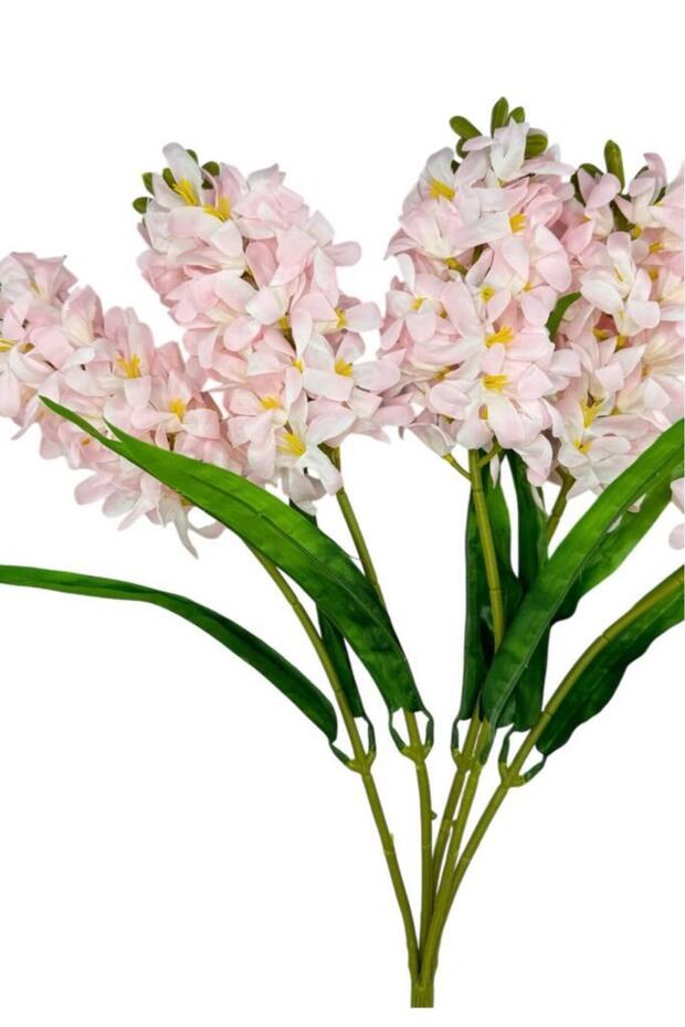 Yapay Çiçek Sümbül Demeti Pembe 55*40cm 1.Kalite - 3