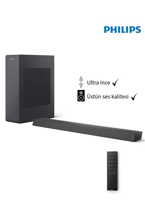 Yüksek Kalite TAB6305 Dolby Audio 2.1 Kanal-derin bas Soundbar 140W Kablosuz subwoofer'lı soundbar - 1