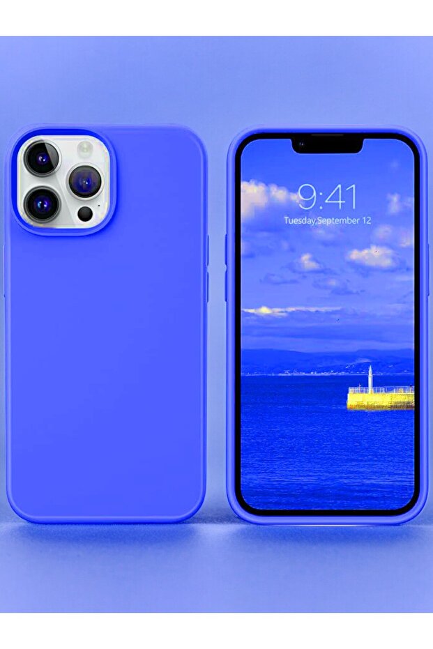 غطاء ناعم من السيليكون السائل متوافق مع هاتف iPhone 15 PRO، غطاء ناعم مضاد للخدش من الألياف الدقيقة - 1