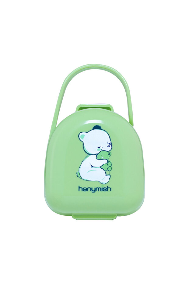 Pacifier Storage Container with Handle and Locking System - 2