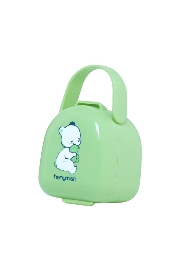 Pacifier Storage Container with Handle and Locking System - 3