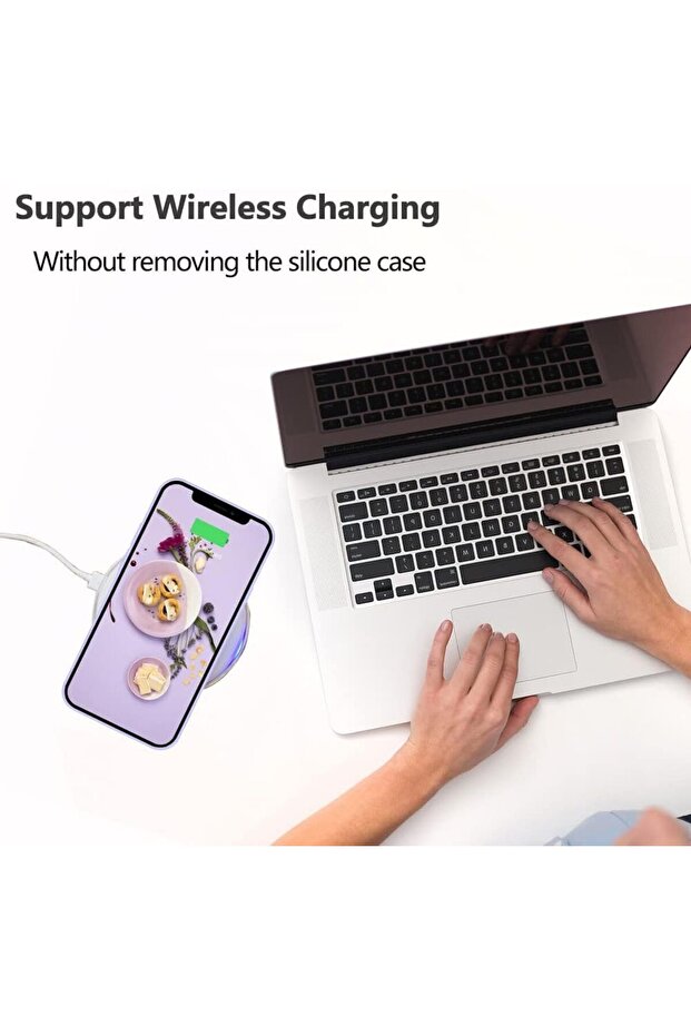 غطاء ناعم من السيليكون السائل متوافق مع هاتف iPhone 15 PRO، غطاء ناعم مضاد للخدش من الألياف الدقيقة - 3