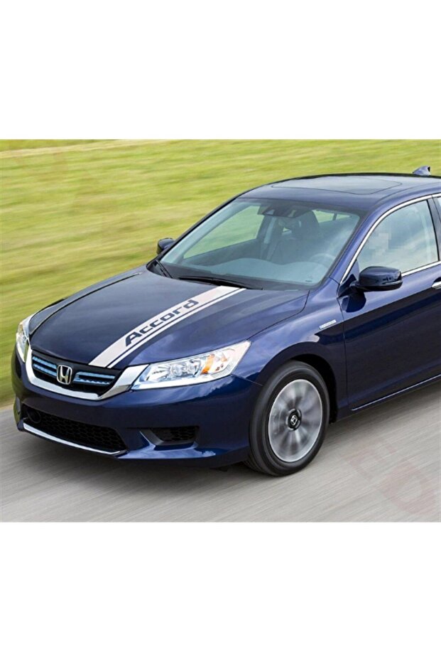 Honda Accord Sport Front Hood Strip Sticker A+Quality
