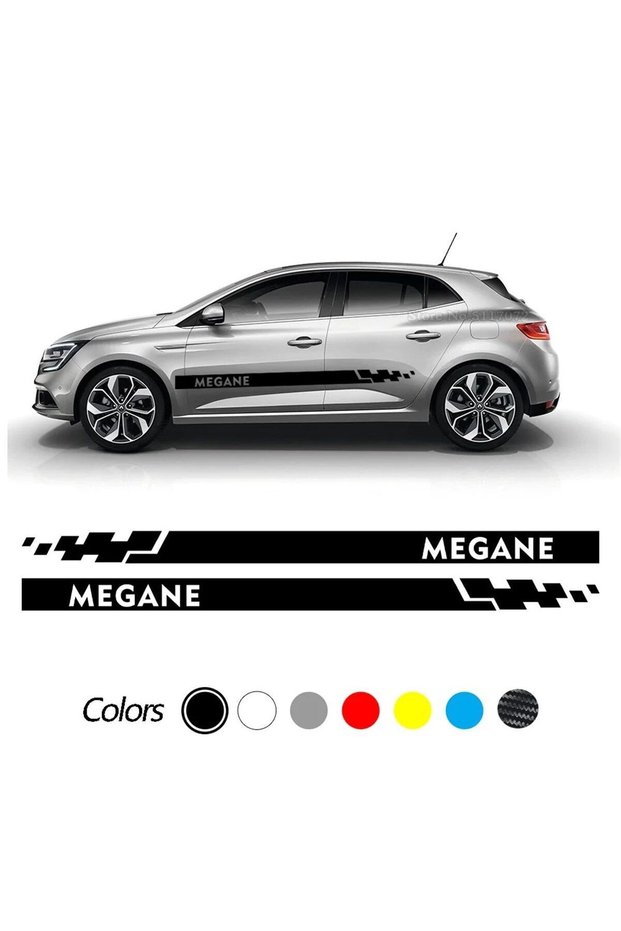 Renault Megane Checkered Side Door Strip Sticker A+Quality