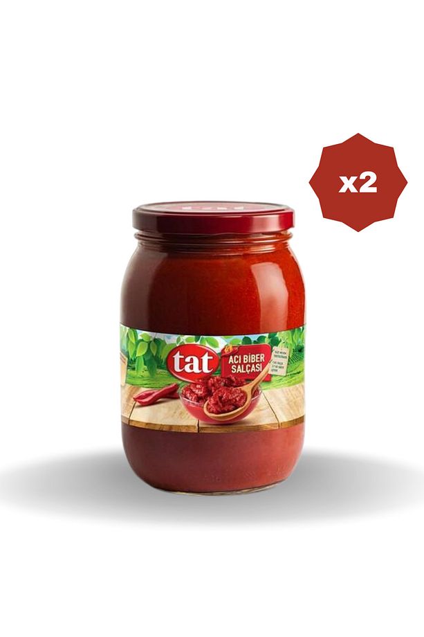 ACI BİBER SALÇASI 1450 GR (CAM) - (2 ADET) - 1