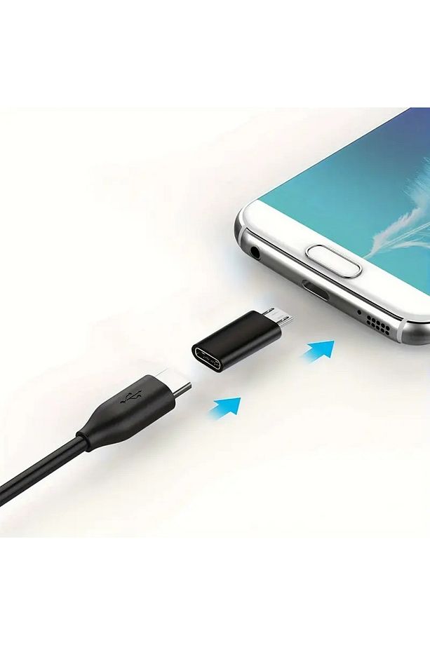 Type-C Micro USB Çevirici Typec Micro USB Dönüştürücü Typec Dişi Micro USB Erkek Çevirici Type-c Diş - 8