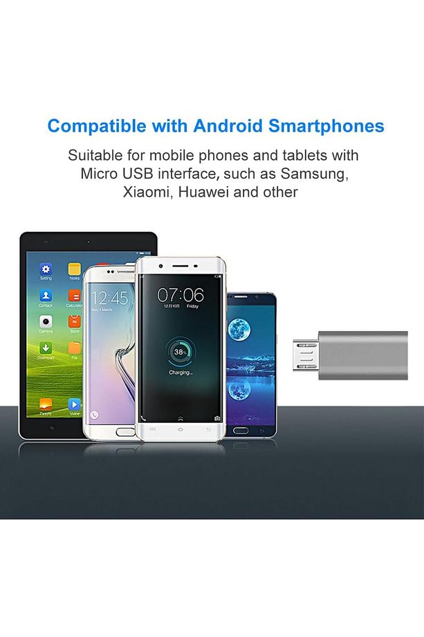 Type-C Micro USB Çevirici Typec Micro USB Dönüştürücü Typec Dişi Micro USB Erkek Çevirici Type-c Diş - 7