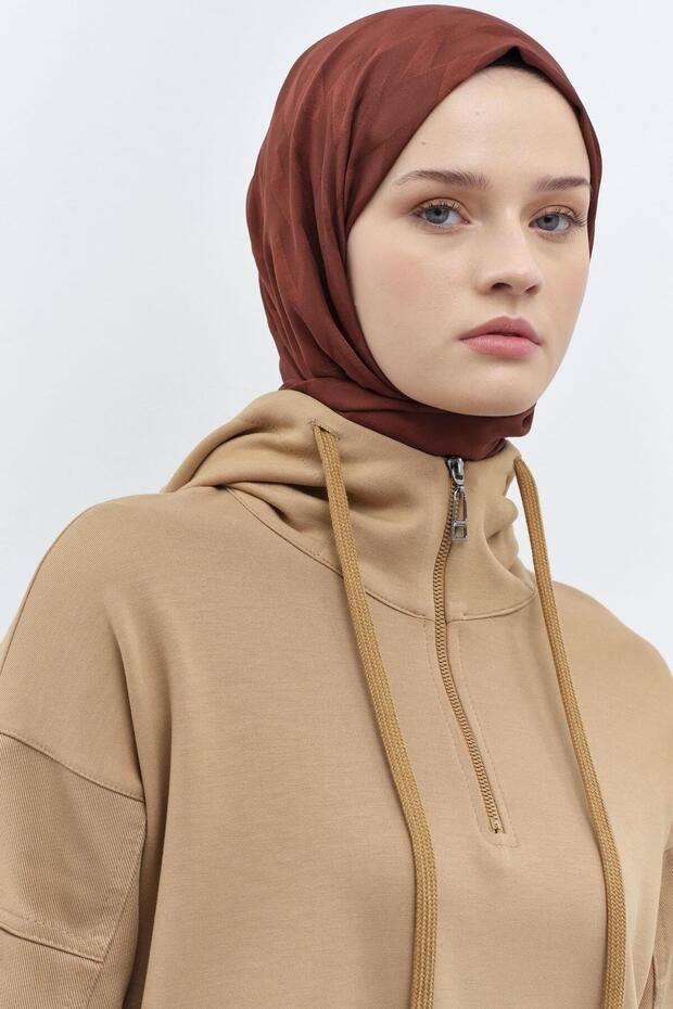 Örme Sweat - Camel - 5