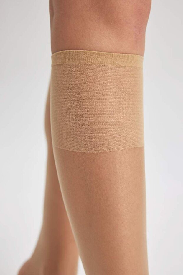 15 Den Fit Women's 2-Piece Below Knee Socks B5880axns - 7